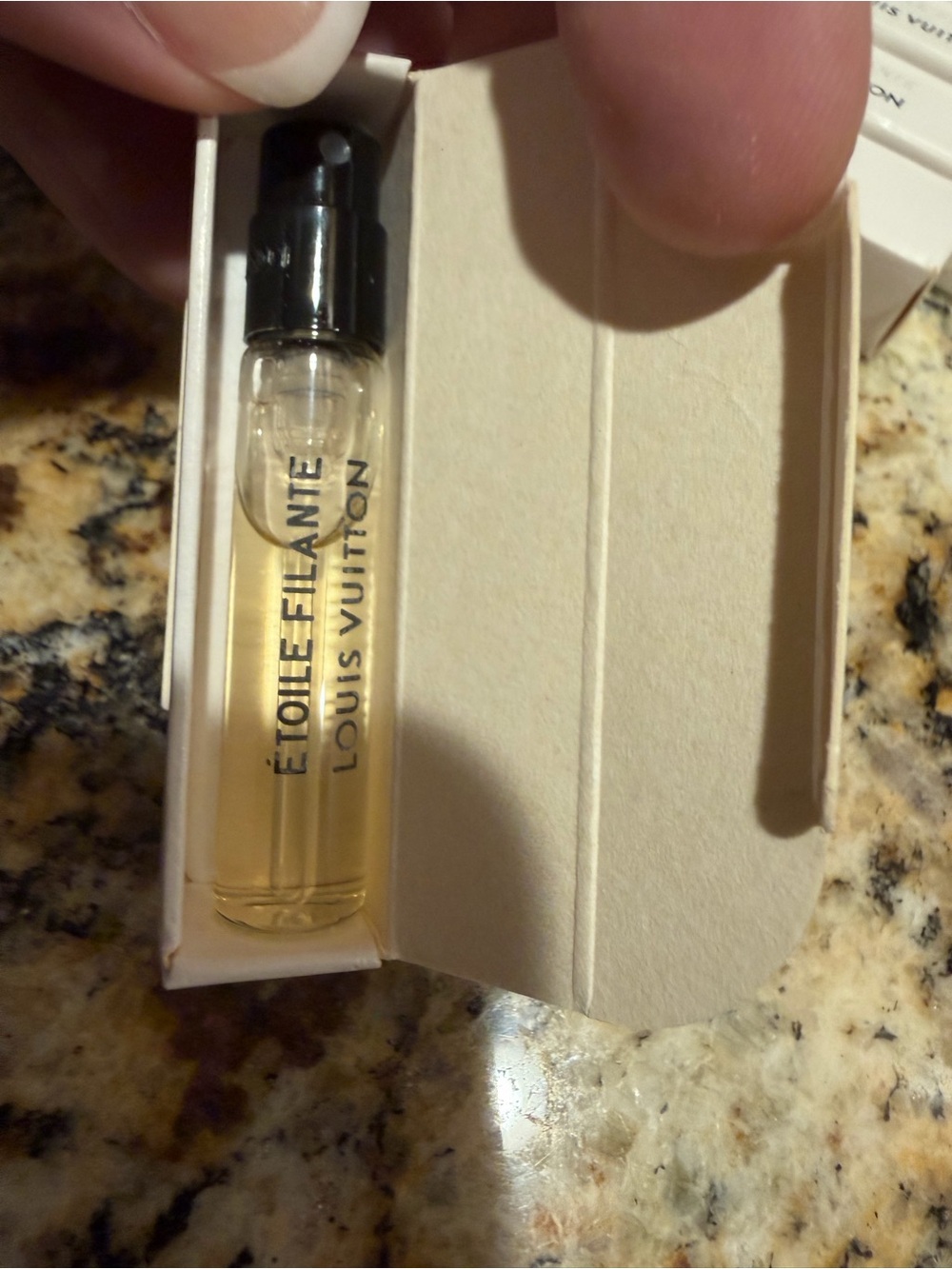 Etoile Filante Louis Vuitton Sample Vial - Clear & Black 2ml